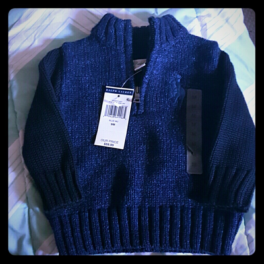 Baby polo sweater